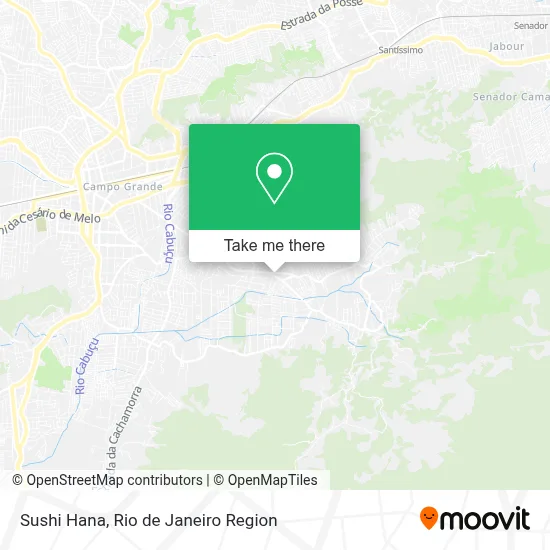 Sushi Hana map