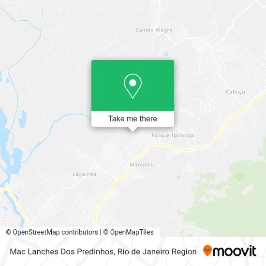 Mac Lanches Dos Predinhos map