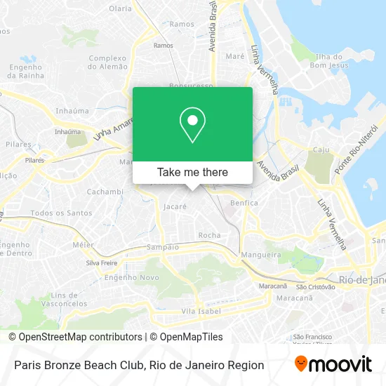 Paris Bronze Beach Club map