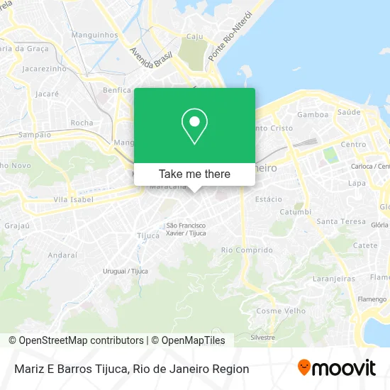 Mariz E Barros Tijuca map