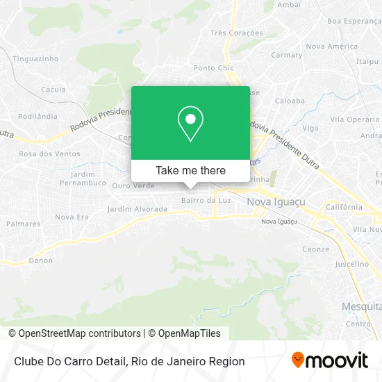 Clube Do Carro Detail map