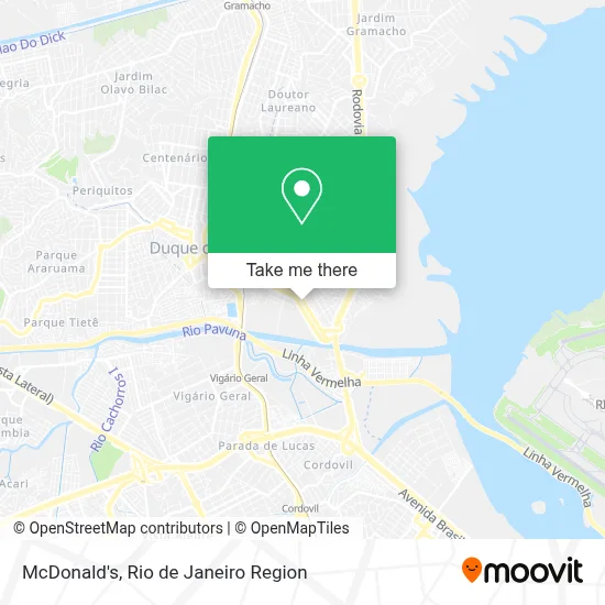 Mcdonald's map