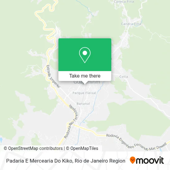 Padaria E Mercearia Do Kiko map