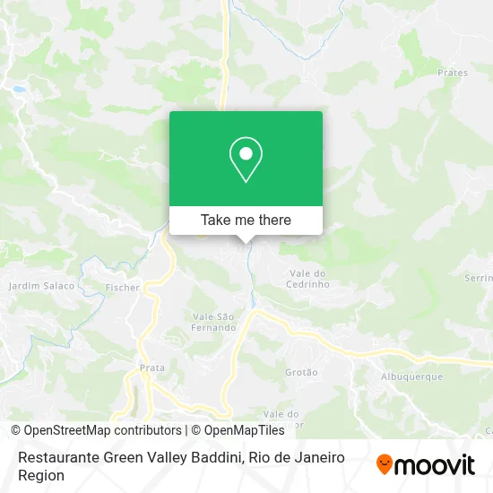 Restaurante Green Valley Baddini map