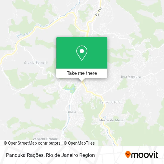 Panduka Rações map