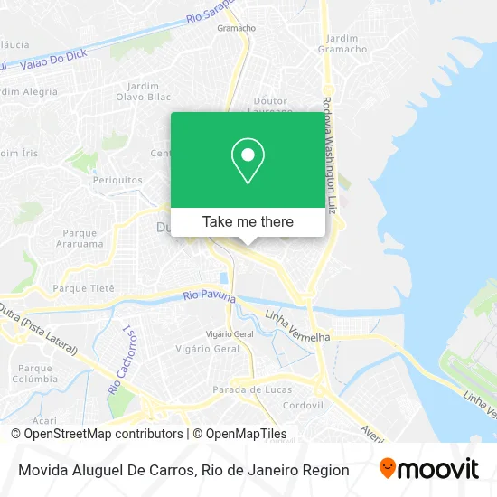 Movida Aluguel De Carros map
