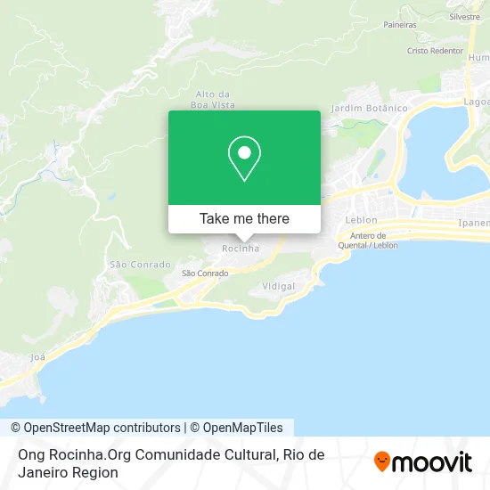 Ong Rocinha.Org Comunidade Cultural map