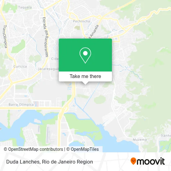 Duda Lanches map