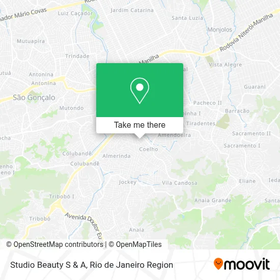 Studio Beauty S & A map