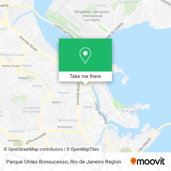 Parque Uniao Bonsucesso map