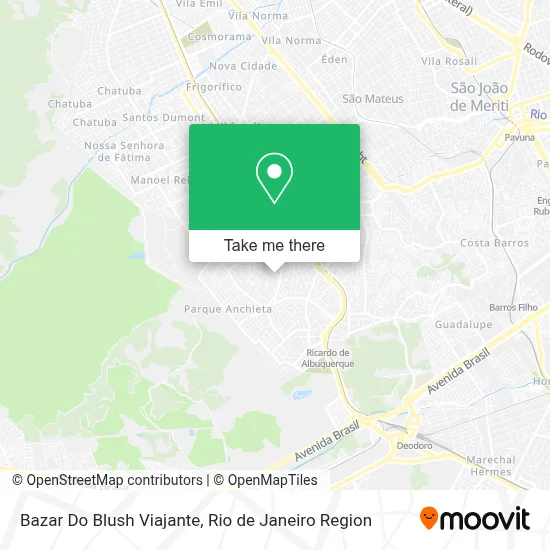 Bazar Do Blush Viajante map