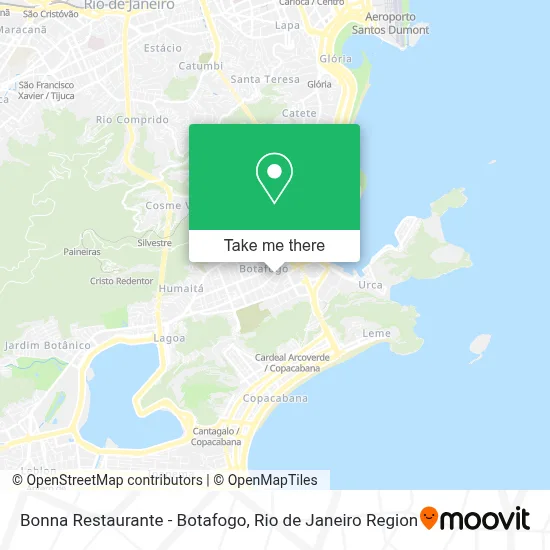 Bonna Restaurante - Botafogo map