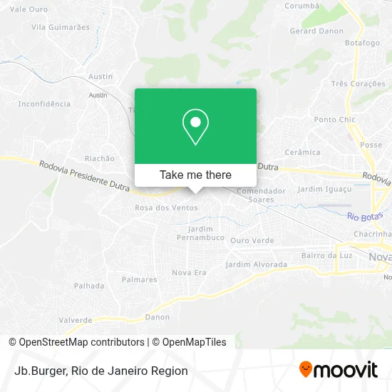 Jb.Burger map