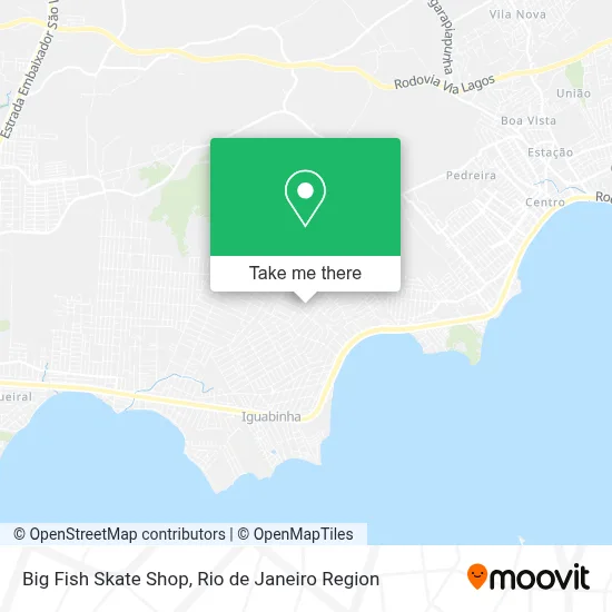 Big Fish Skate Shop map