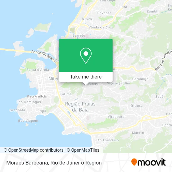 Moraes Barbearia map