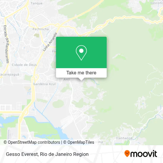 Gesso Everest map