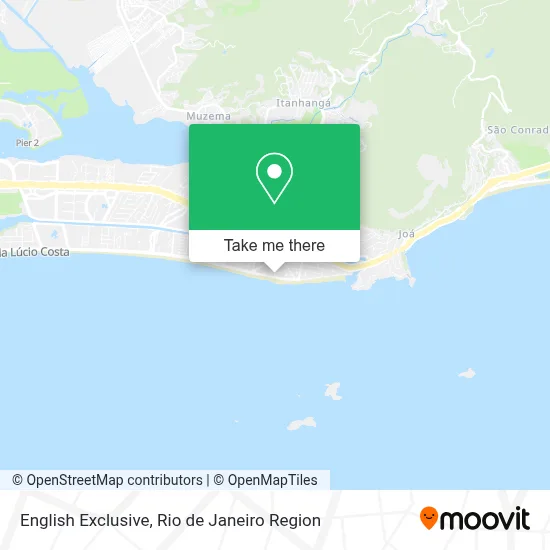 English Exclusive map