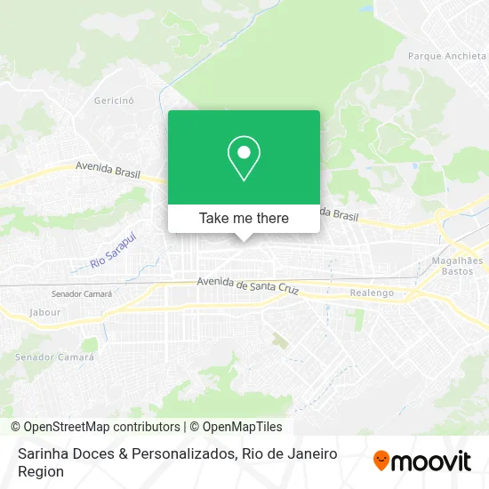 Sarinha Doces & Personalizados map
