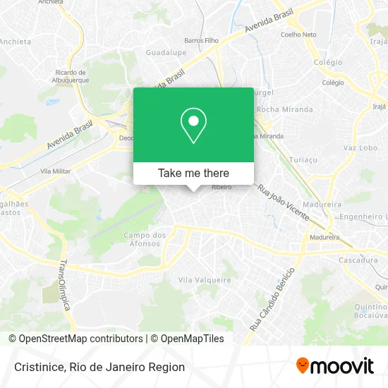 Cristinice map