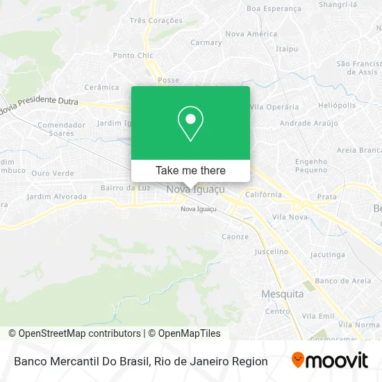Banco Mercantil Do Brasil map