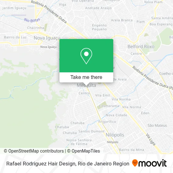 Rafael Rodriguez Hair Design map