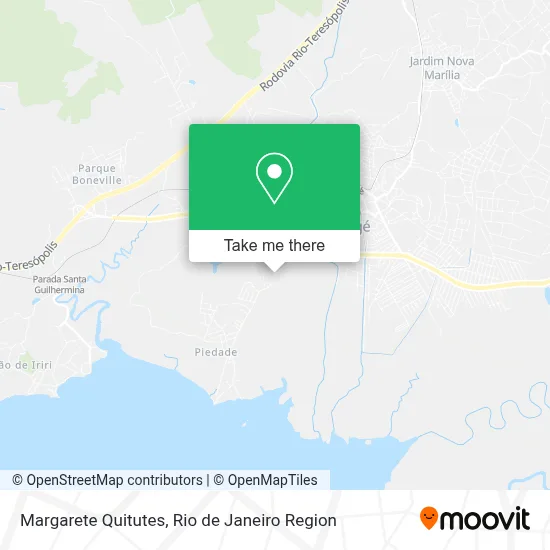 Margarete Quitutes map