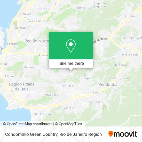 Condominio Green Country map