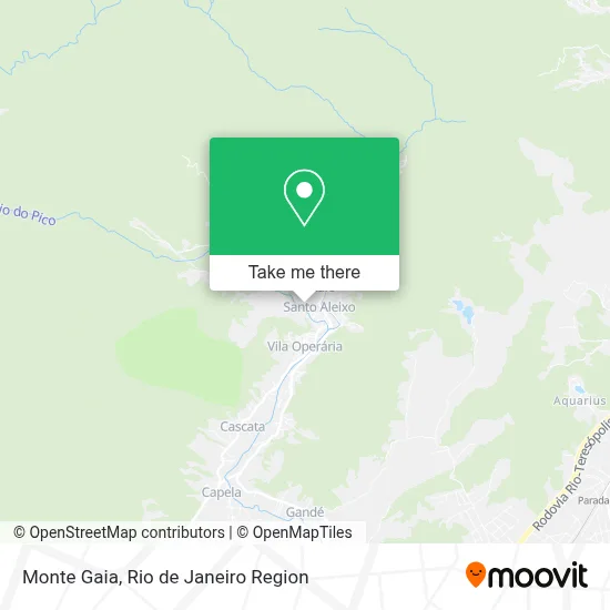 Monte Gaia map