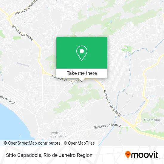 Sitio Capadocia map