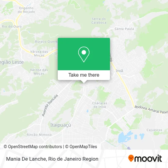 Mania De Lanche map