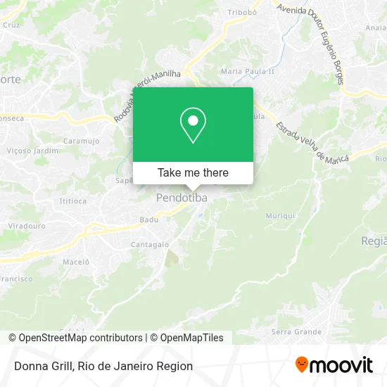 Donna Grill map
