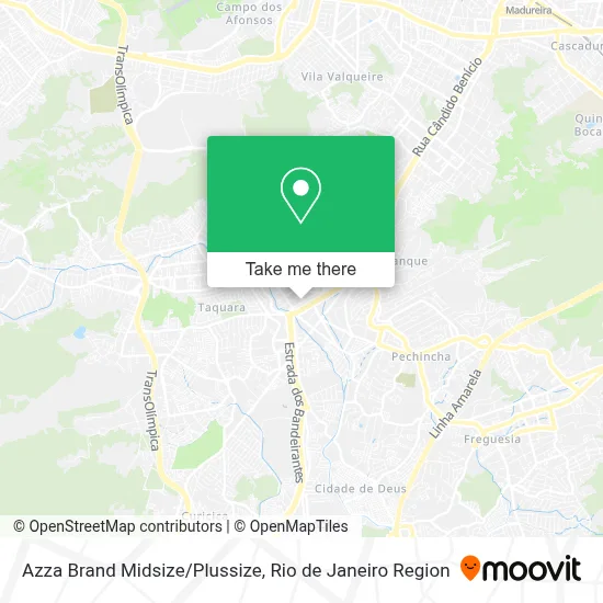 Azza Brand Midsize/Plussize map