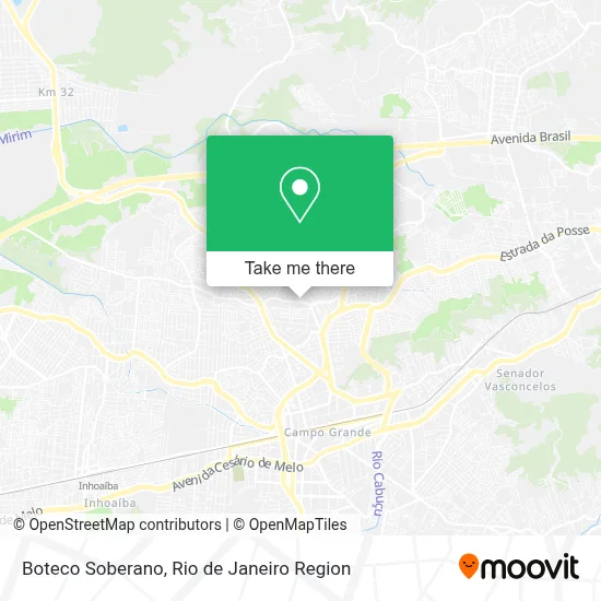 Boteco Soberano map