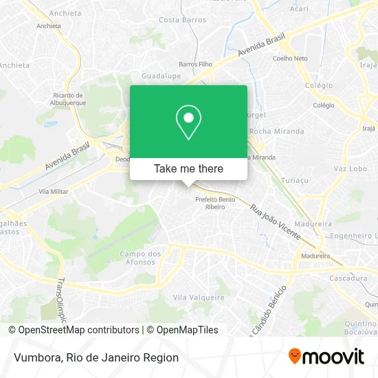 Vumbora map