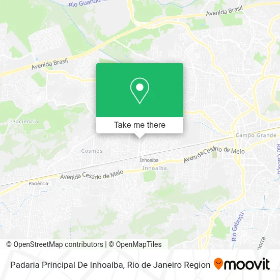 Padaria Principal De Inhoaíba map