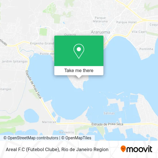 Areal F.C (Futebol Clube) map