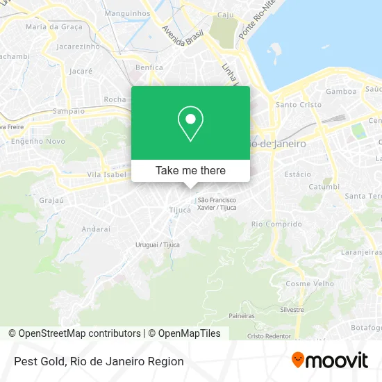 Pest Gold map