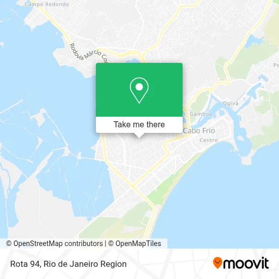 Rota 94 map