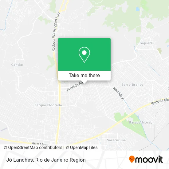 Jô Lanches map