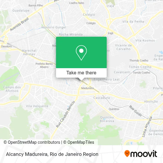 Alcancy Madureira map