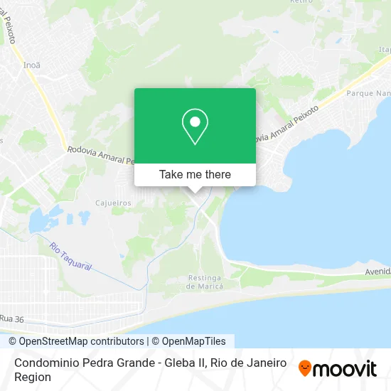 Condominio Pedra Grande - Gleba II map