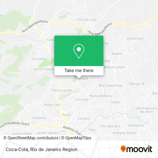 Coca-Cola map