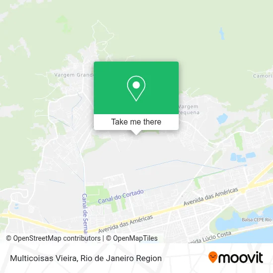 Multicoisas Vieira map