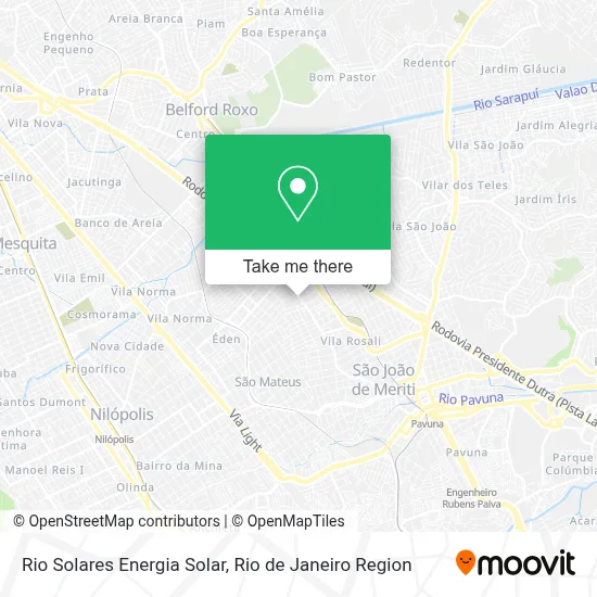 Rio Solares Energia Solar map