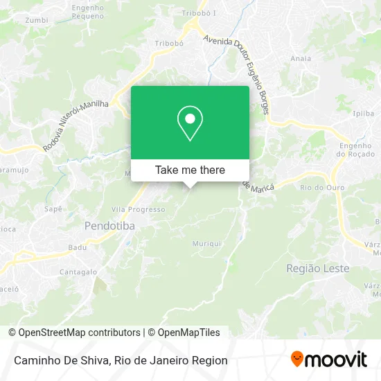 Caminho De Shiva map