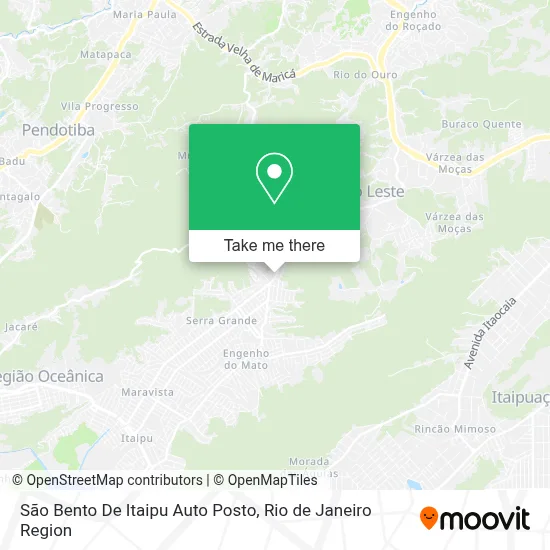 São Bento De Itaipu Auto Posto map