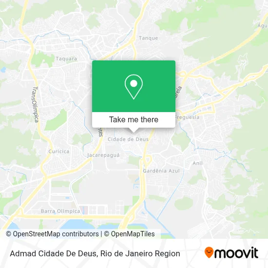 Admad Cidade De Deus map