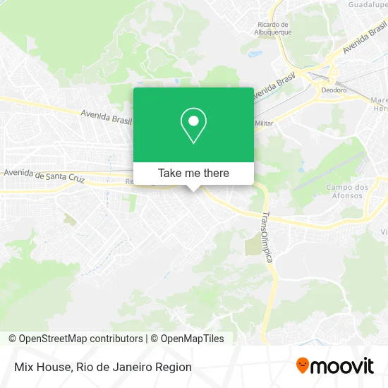 Mix House map