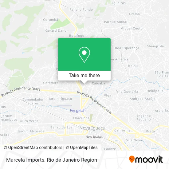 Marcela Imports map