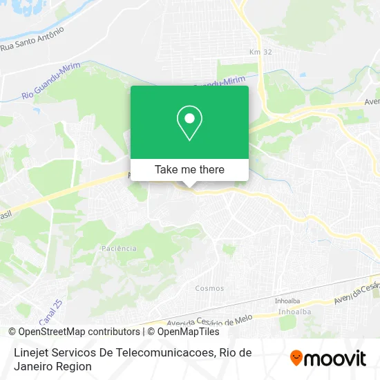 Linejet Servicos De Telecomunicacoes map